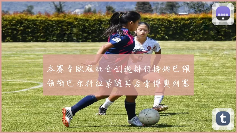 本赛季欧冠机会创造排行榜姆巴佩领衔巴尔科拉紧随其后索博奥利塞表现出色